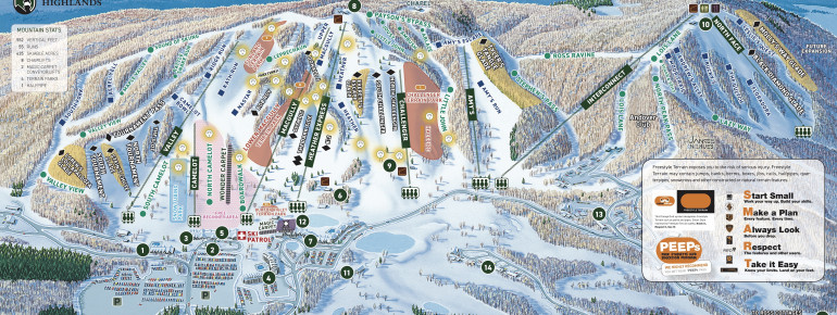 Trail Map Boyne Highlands