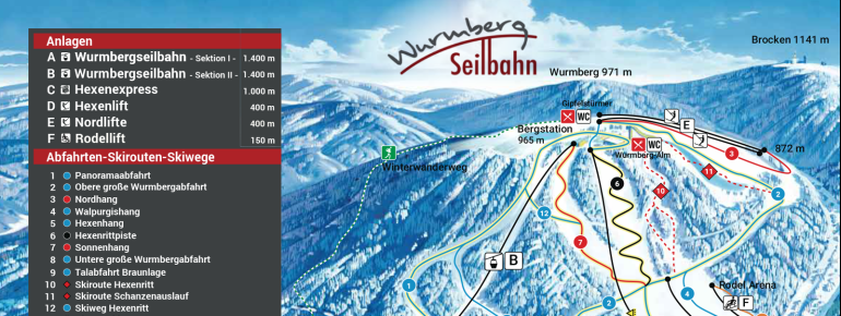 Trail Map Braunlage Wurmberg