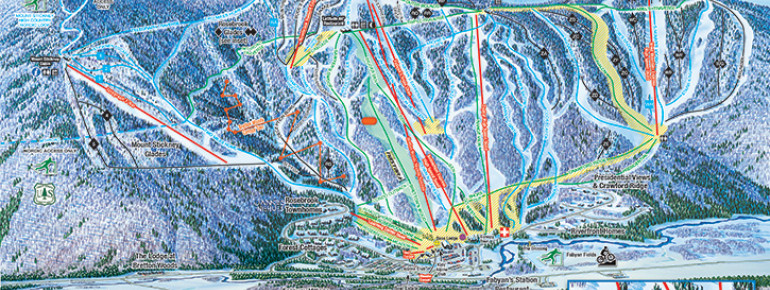 Trail Map Bretton Woods Ski Area