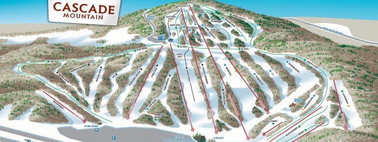 Trail Map Cascade Mountain