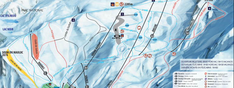 Trail Map Cauterets