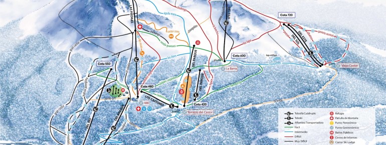 Trail Map Cerro Castor