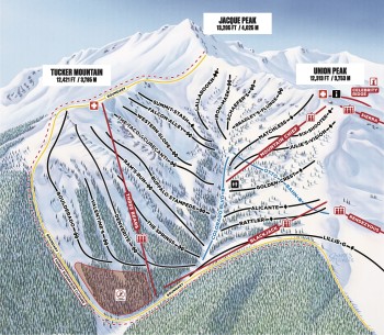 Trail map Copper Bowl
