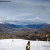 Panorama at the mountain station of the Coronet Express Quad.