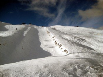 View of the "Fruju" half-pipe.