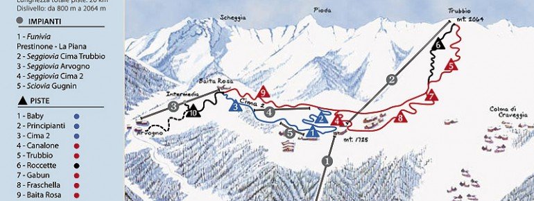 Trail Map Craveggia Piana di Vigezzo