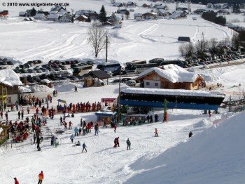 View of Hornspitzbahn's base station.