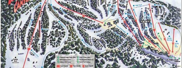 Trail Map Dodge Ridge