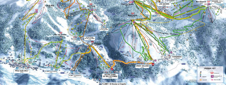 Trail Map Espace Diamant
