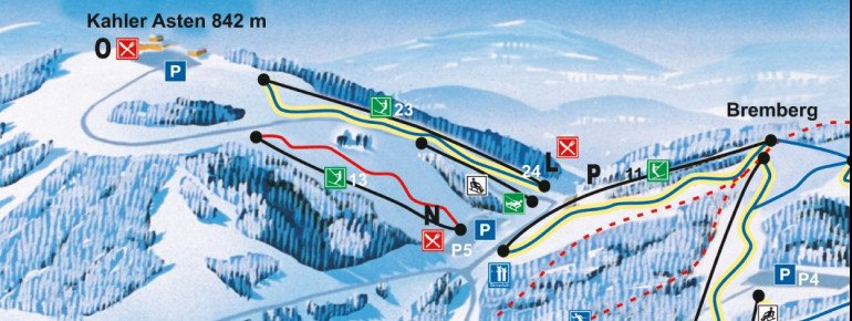 Trail Map Family paradise Sahnehang