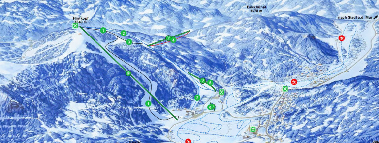 Trail Map Flattnitz