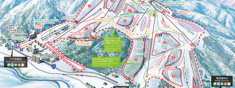 Trail map for Ishiuchi Maruyama