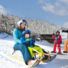 The 5km long toboggan run can be used during the day and at night.