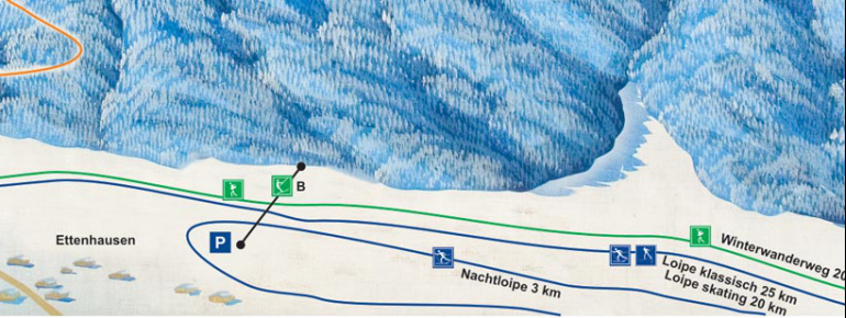 Trail Map Steinrückenlift Schleching