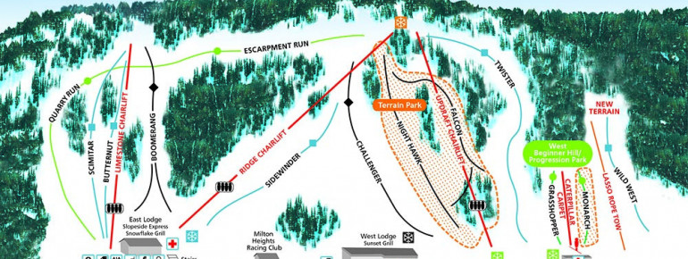 Trail Map Glen Eden