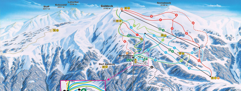 Trail Map Goldeck