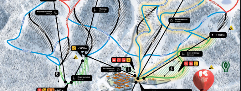 Trail Map Gorky Gorod
