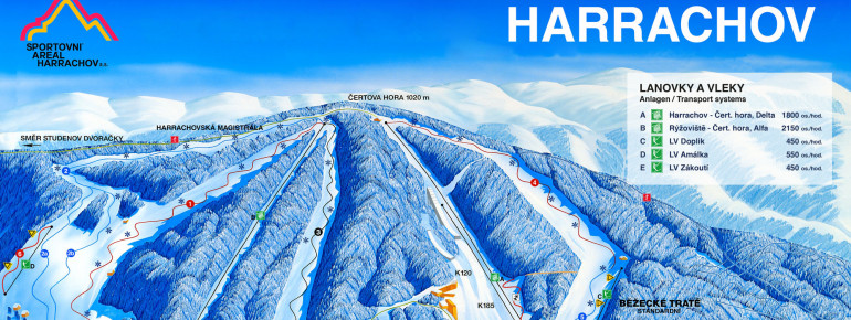 Trail Map Harrachov