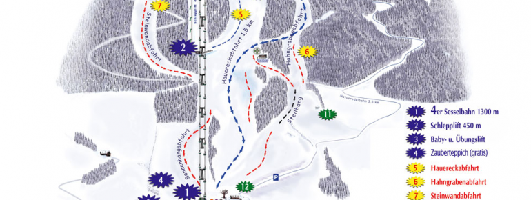 Trail Map Hauereck St Kathrein am Hauenstein