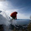 Backcountry skiing in an amazing environment.