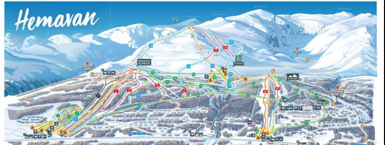 Trail Map Hemavan