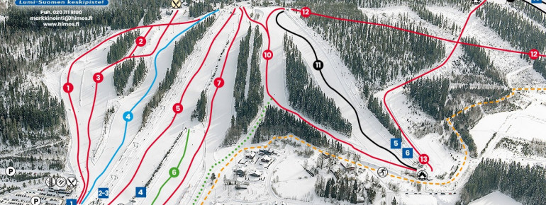 Trail Map Himos