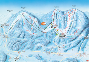 Trail map Hochficht