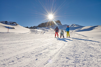 Family ski day on Ifen.