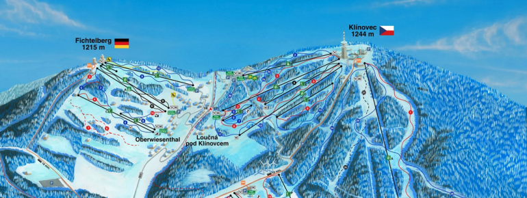 Trail Map Klinovec – Neklid