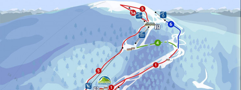 Trail Map Korbielow Pilsko
