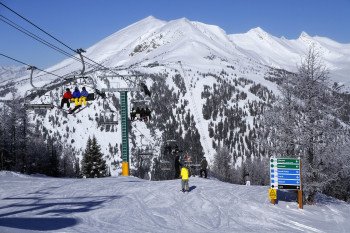 The Larch Area is another great spot for skiing.