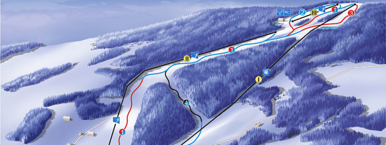 Trail map Laskowa