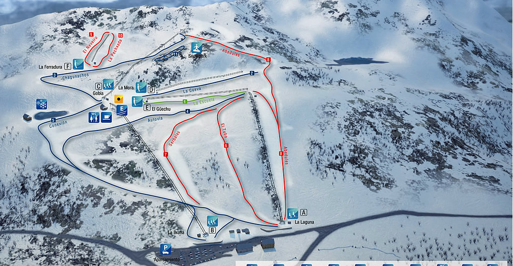 Trail map Leitariegos