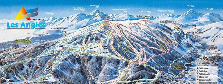 Trail Map Les Angles