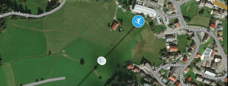 Trail Map Lifts Winterberg in Schonach