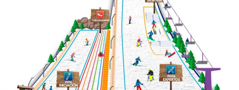 Trail Map Madrid Snow Zone
