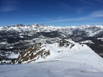 View from Chair 23 towards The Minarets.