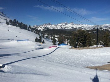 Some features of the Main Park terrain park.