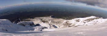 Outlook from ski resort Manganui