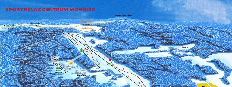 Trail Map Moninec