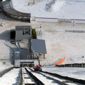 Enjoy 200 metres of slopes.