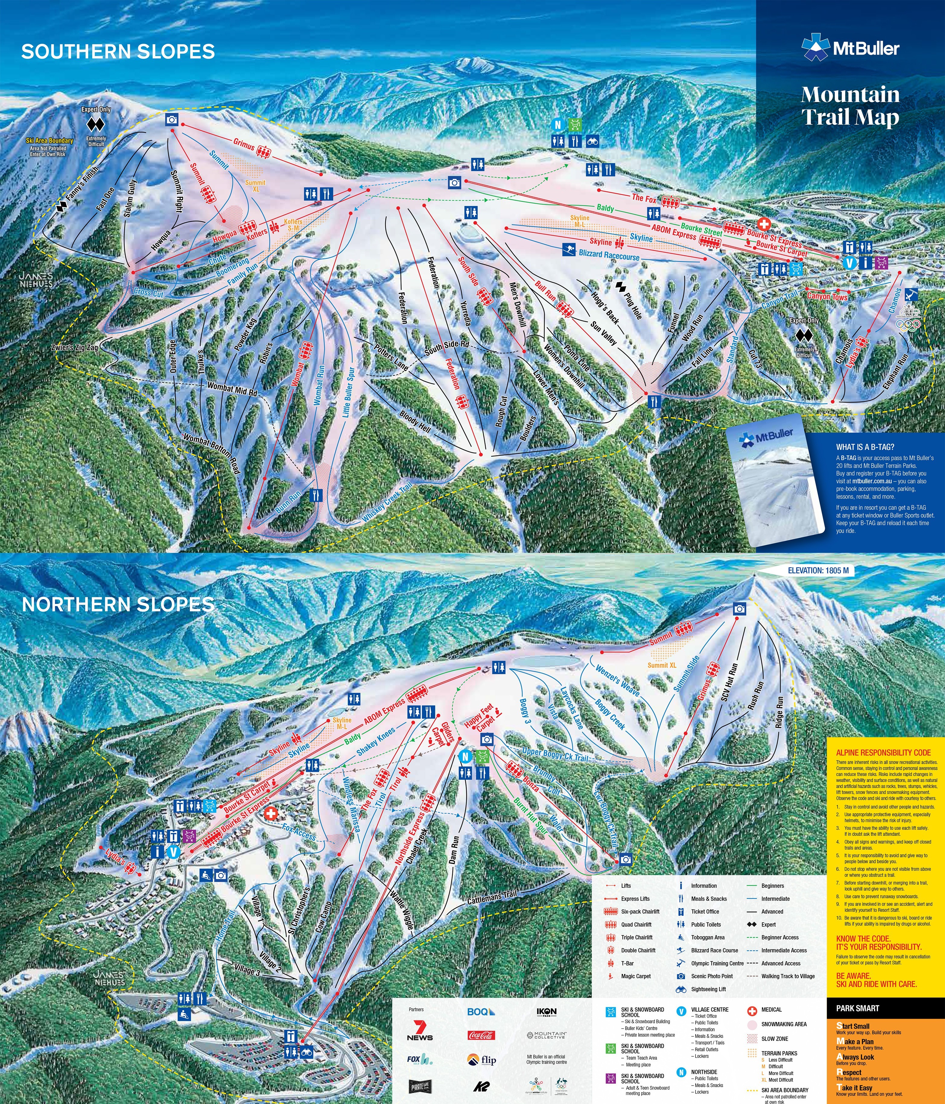 Trail Map Mt Buller