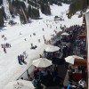 Enjoy the sun and savour the mountain view.