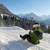 On the natural toboggan run you can whizz down into the valley.