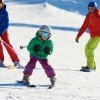 Fun on the slopes for the young and the old.