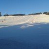 In the morning, the pistes are perfectly prepared.