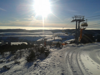 Stunning views from the Hotel Fichtelberghaus!