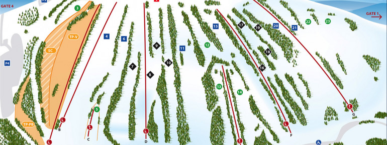 Trail Map Brimacombe