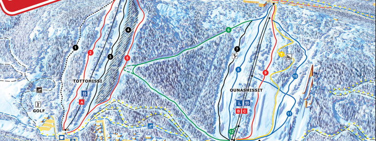 Trail Map Ounasvaara