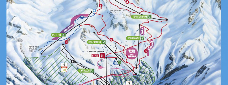 Trail Map Ovronnaz